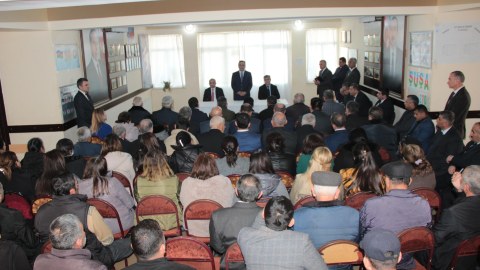 Goranboyun Əlirzalı kəndində səyyar qəbul keçirilib - FOTO