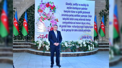 Şəhid ailələrinin xanım üzvləri üçün bayram tədbiri - FOTOLAR
