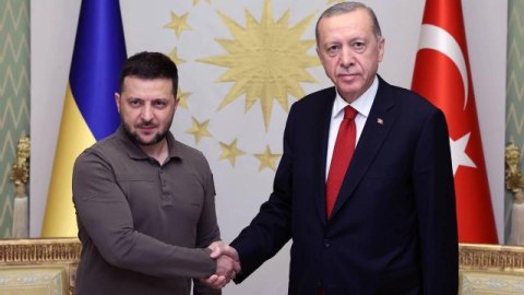 Zelenskinin Ərdoğanla görüşü başladı 