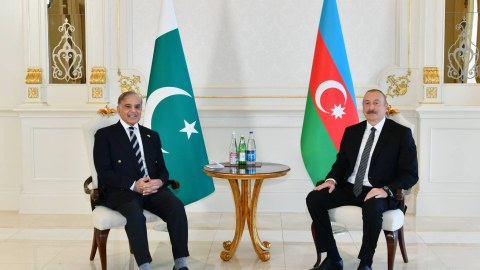 Şahbaz Şərif İlham Əliyevə təşəkkür etdi
