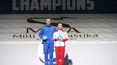 Gimnastımız “AGF Trophy” kubokunu QAZANDI