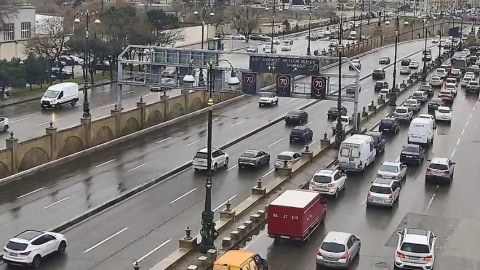 Bakının tıxaclı yolları - SİYAHI