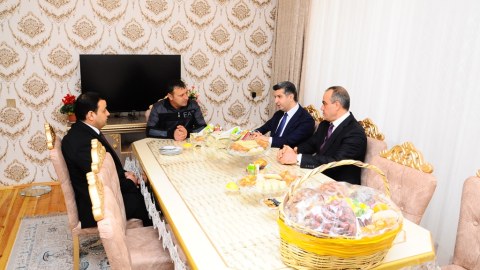İcra başçısı Şəhid ailələrini ziyarət edib - FOTO