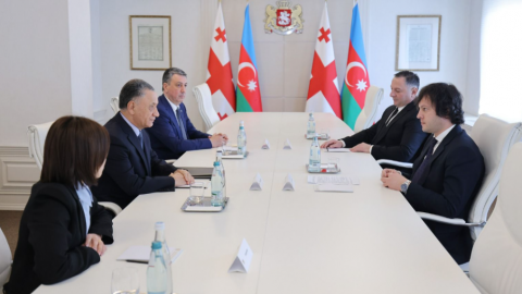 Gürcüstanın Baş nazir Ramil Usubovla görüşüb