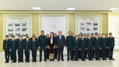 Misir Mərdanov DSX- nin Xüsusi məktəbində - FOTO