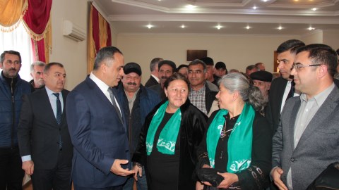 Qızılhacılı qəsəbəsində səyyar qəbul keçirilib - FOTO