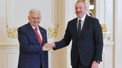 İlham Əliyev Binəli Yıldırımı qəbul etdi 