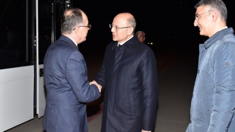 Albaniya Prezidenti Azərbaycana gəldi - FOTO