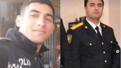 Dünən həlak olan polislərin FOTOLARI
