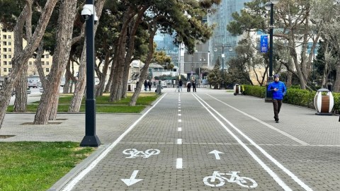 Mikromobillik üçün infrastrukturun yaradılmasına başlanıldı - FOTO