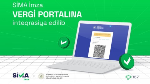 SİMA İmza Vergi portalına inteqrasiya edilib