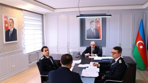 Baş prokuror Suraxanıda vətəndaşları qəbul etdi - FOTO