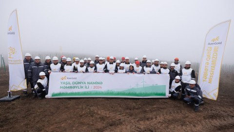 “Çovdar” yatağının ətrafında ağacəkmə aksiyası - FOTO
