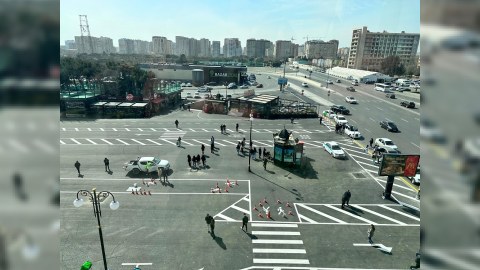 “Gənclik” metrosunun yanında yeni nəqliyyat mübadilə mərkəzi yaradıldı