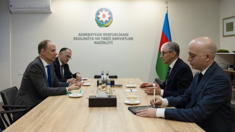 Muxtar Babayev səfirlə COP29-a hazırlığı müzakirə etdi