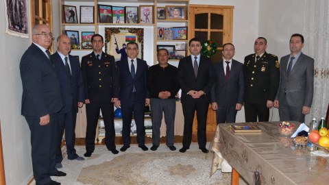 Neftçalada Novruz bayramında şəhid ailələri ziyarət olundu - FOTO