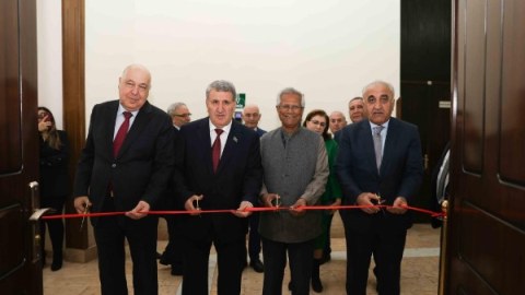 UNEC-də Nobel Sülh mükafatçısının adına mərkəz açıldı - FOTOLAR