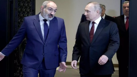 Paşinyan Putinə cansağlığı arzuladı - Təbrik məktubu