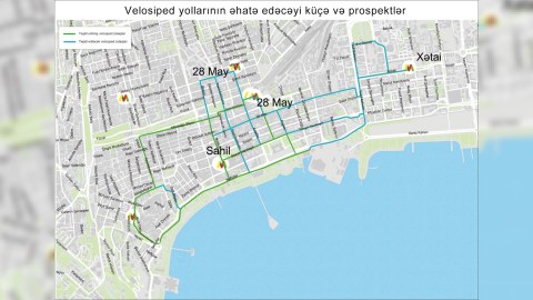 Bakıda 6.5 km mikromobillik zolağı çəkilib