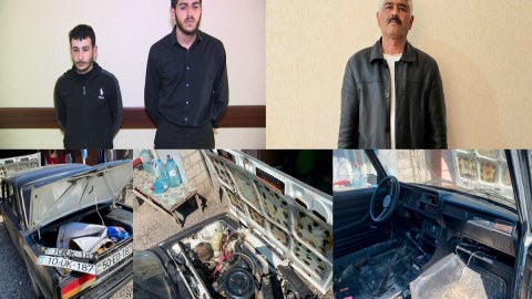 Bakıda oğurladıqları maşını Ağcabədiyə aparan şəxslər saxlanıldı