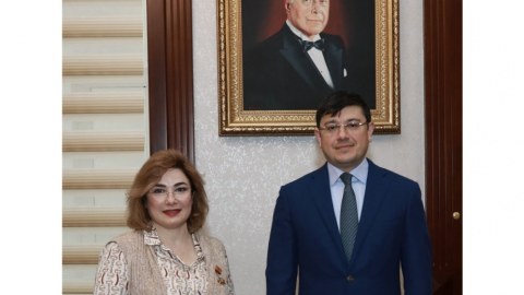 Diaspor fəalı təltif olundu