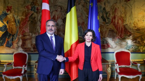 Hakan Fidan belçikalı həmkarı ilə danışıqlar apardı