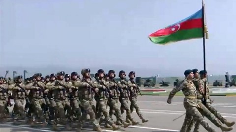 Hərbçilərimizin Pakistanda iştirak etdiyi paraddan VİDEO