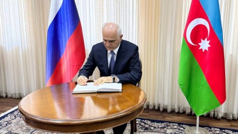 Şahin Mustafayev Rusiya səfirliyinə getdi - Matəm kitabına ürək sözlərini yazdı