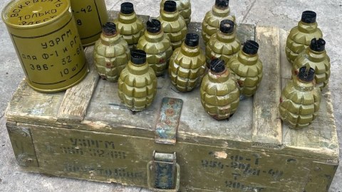 Kəlbəcərdə əl qumbaraları tapıldı