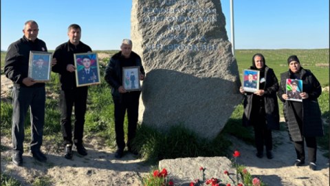 Naxçıvandan gələn şəhid ailələri Füzulidə - FOTO
