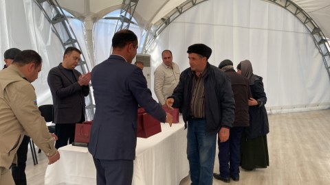 Laçında 25 ailəyə evlərinin açarları təqdim edildi - FOTOLAR