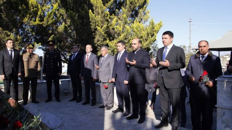 31 mart qurbanları Neftçalada yad olunub - FOTO
