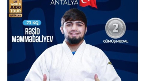 İdmançımız Türkiyədə gümüş medal qazandı 