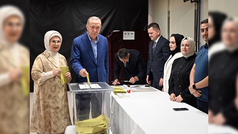Ərdoğan bələdiyyə seçkilərində SƏS VERDİ