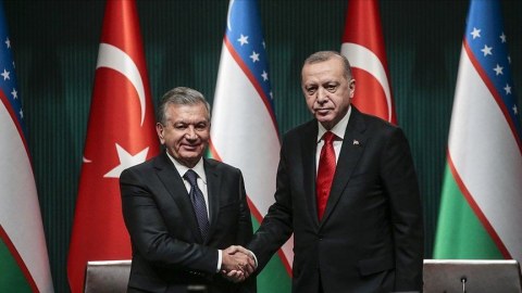 Mirziyoyev Ərdoğanla danışdı
