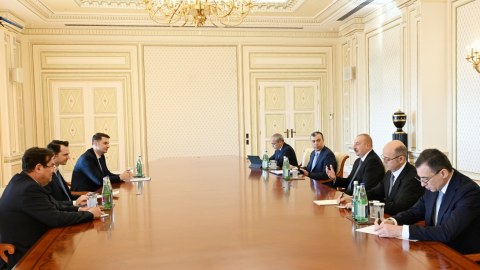 İlham Əliyev Rumıniyanın energetika nazirini qəbul edib