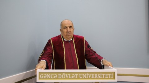 Vaqif Abbasova GDU-nun Fəxri doktoru diplomu verildi - FOTO
