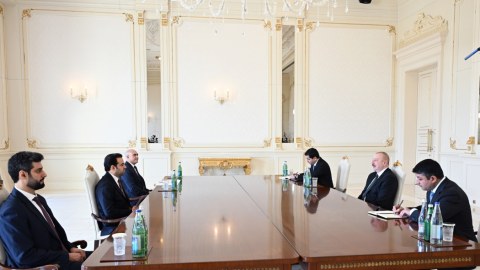İlham Əliyev Məhəmməd Əbdülsalamı qəbul edib
