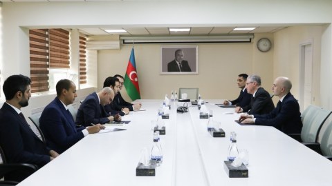 Muxtar Babyev Müsəlman Ağsaqqalları Şurasının Baş katibi ilə görüşüb