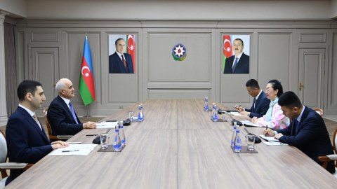 Şahin Mustafayev Çin səfiri ilə görüşdü