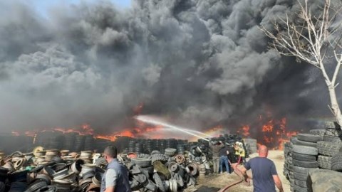 Ankarada güclü YANĞIN