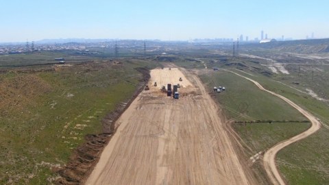 Böyükşor–Pirşağı avtomobil yolunun tikintisinə başlanılıb - FOTOLAR