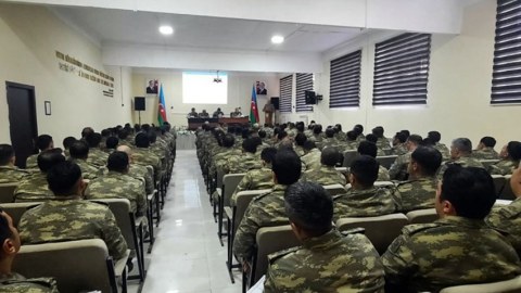 Hərbçilərə döyüş tapşırıqları verildi - FOTO