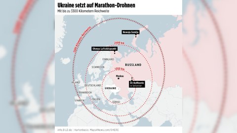 Ukrayna 2500 kilometrlik radiusda olan hədəfləri vuran PUA əldə edəcək
