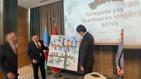 Türkiyədəki Azərbaycan icmasının nümayəndələri ilə görüş - FOTO