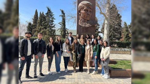 GDU-nun tələbələri istehsalat təcrübəsində iştirak edirlər - FOTO