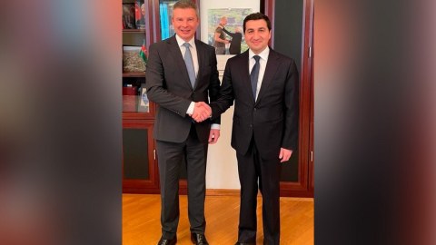 Hikmət Hacıyev Ukrayna səfiri ilə GÖRÜŞDÜ