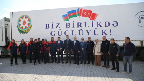 Azərbaycandan Türkiyəyə növbəti humanitar YARDIM