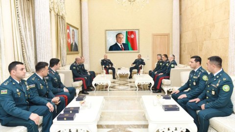 DSX-nin hərbçiləri “Heydər Əliyevin 100 illiyi” yubiley medalı ilə təltif edildi - FOTO