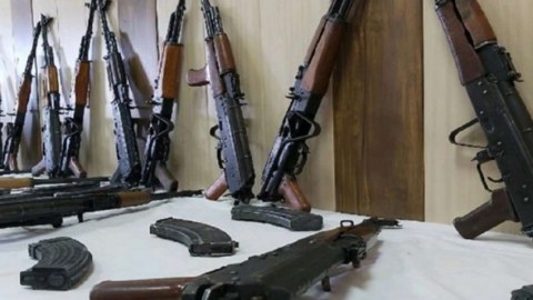 Xankəndidə silah-sursat aşkarlandı